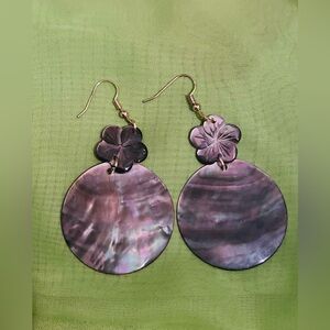 Iridescent Shell Earrings